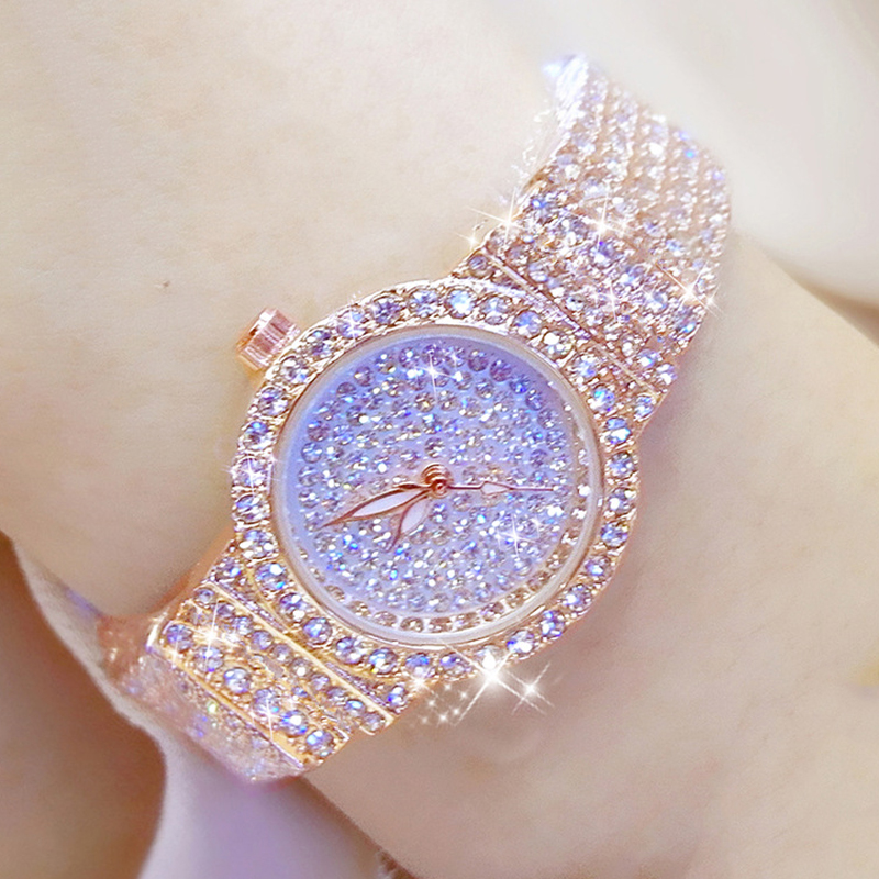 Luxury Watch Brand For Women - BS-Relógios De Pulso De Diamante Feminino,