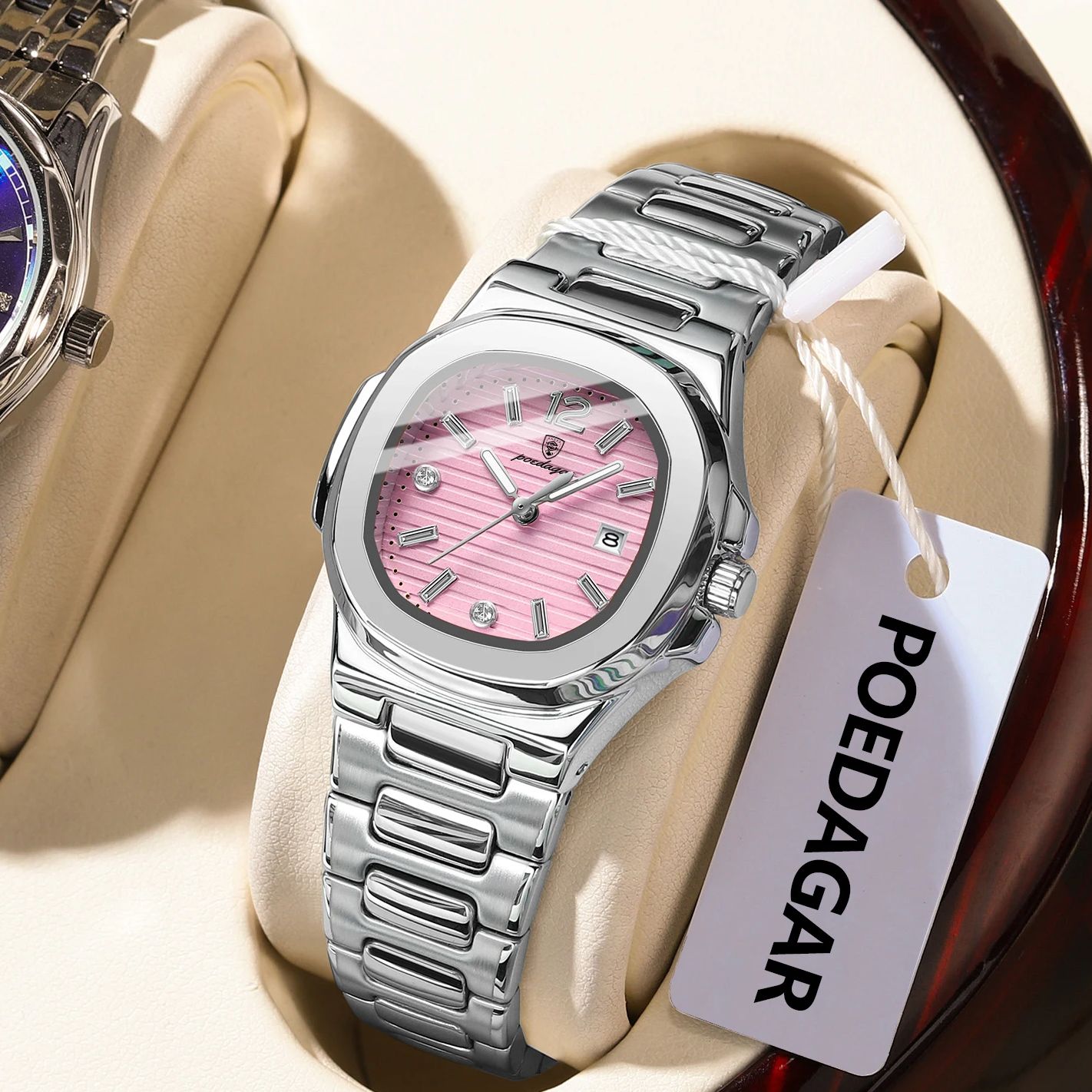 Luxury Watch Girl - Poedagar quadrado moda mulher relógio de