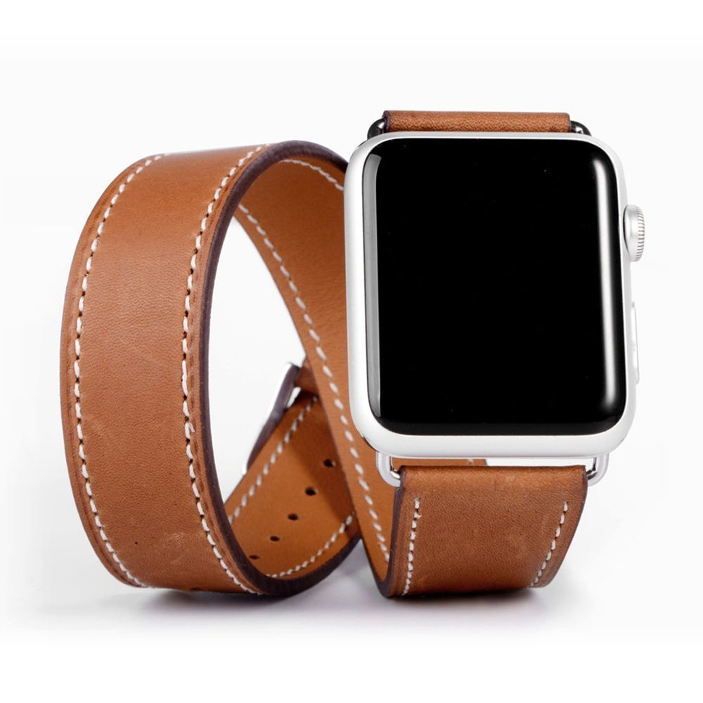 Luxury Watch Hermes - Pulseira para relógio Apple Double Tour,