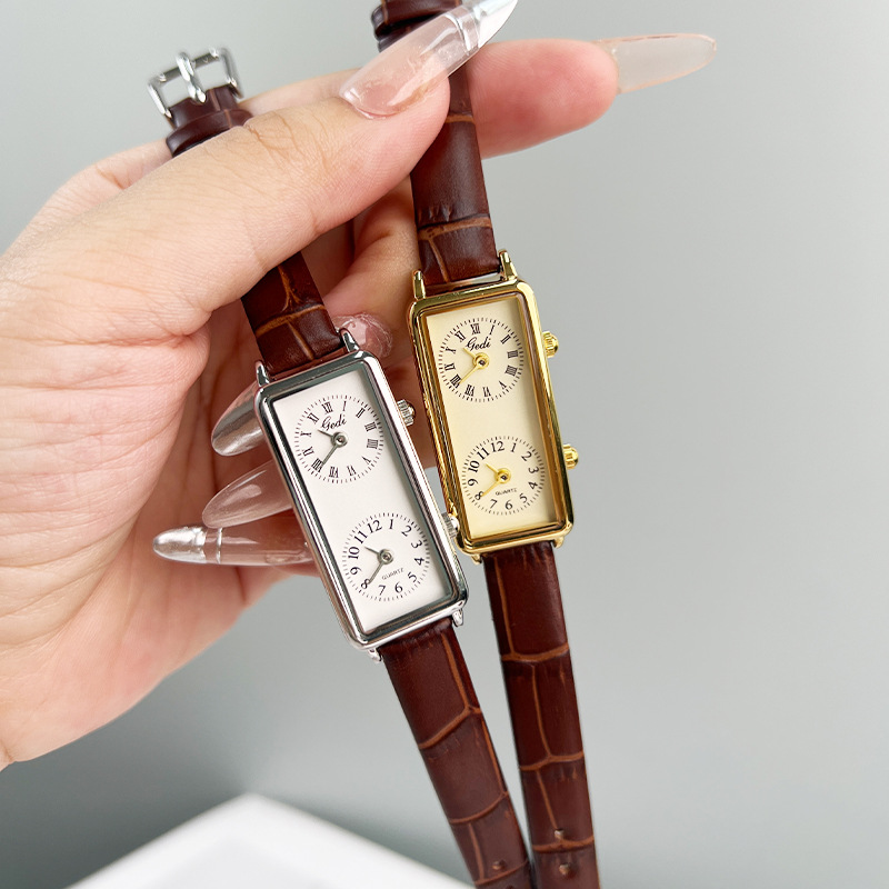 Luxury Watch Zone - Relógio Feminino Criativo de Movimento Duplo