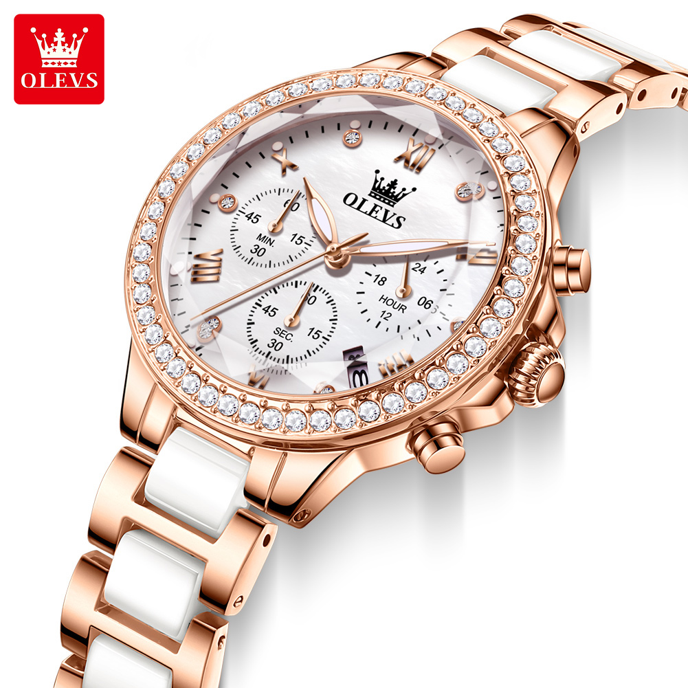 Luxury Watch Zone - Relógio de Quartzo Feminino OLEVS 9999