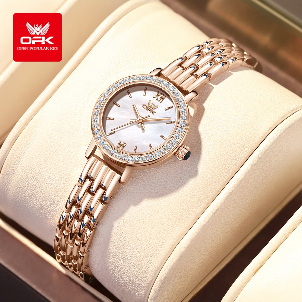 Luxury Watch Girl - Relógio Feminino OPK 6063 de Luxo