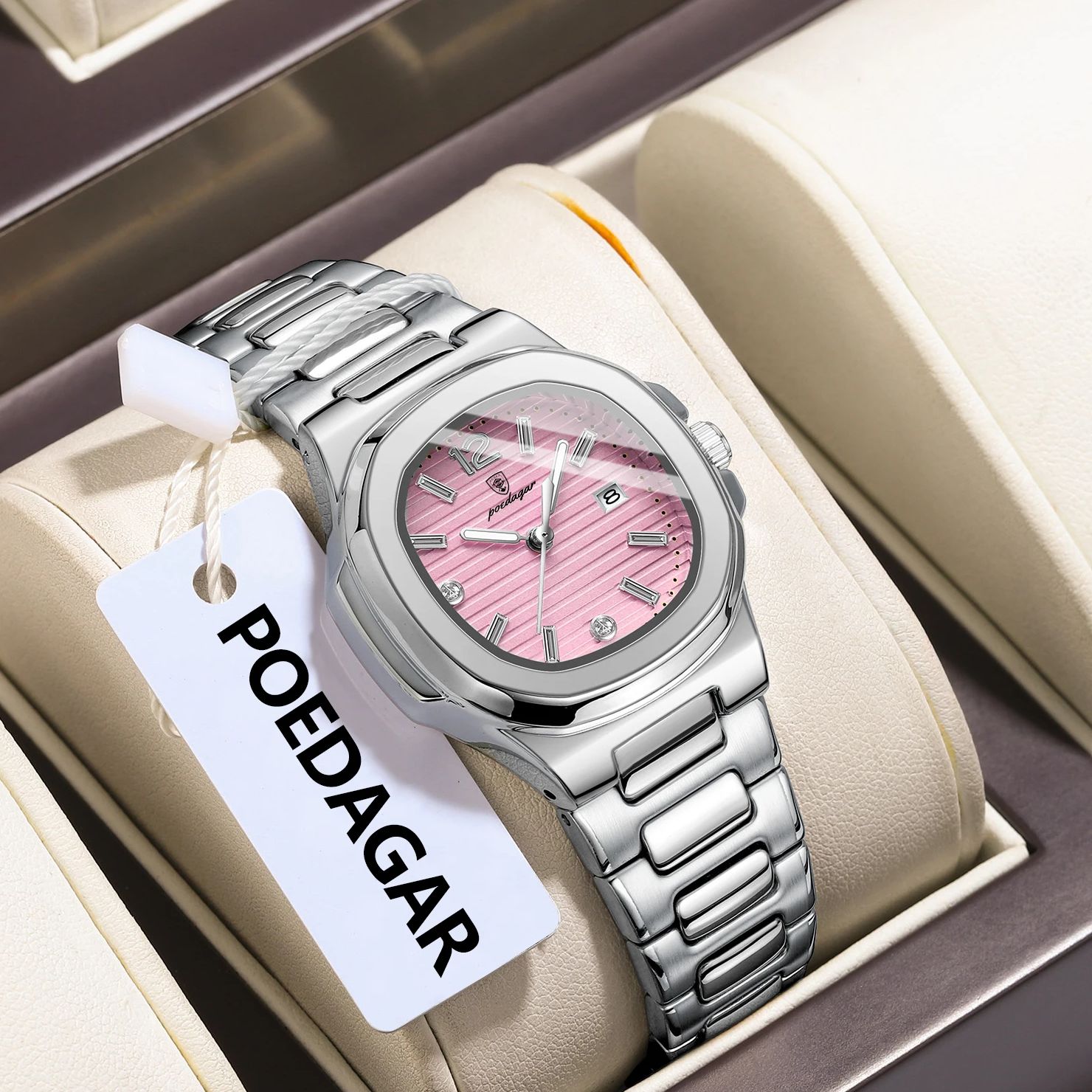 Poedagar quadrado moda mulher  - Luxury Watch Girl avaliação e preço