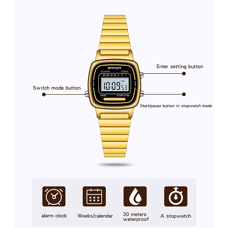 SANDA-Relógio feminino de quar - Luxury Watch Zone avaliação e preço