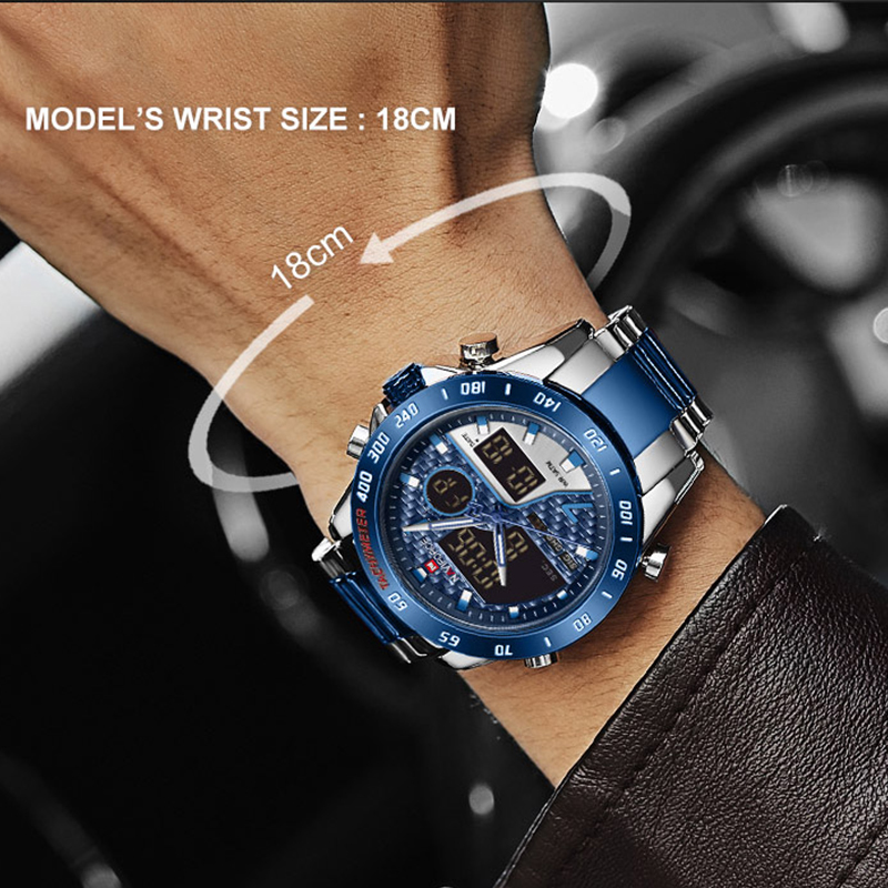 Naviforce relógios digitais pa - Luxury Watch Zone avaliação e preço