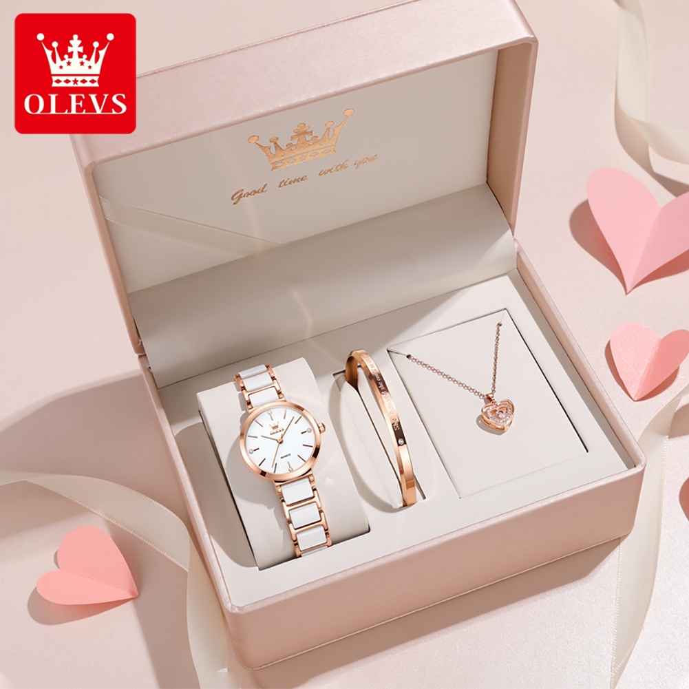 Olevs relógio feminino 5877 lu - Luxury Watch Straps avaliação e preço
