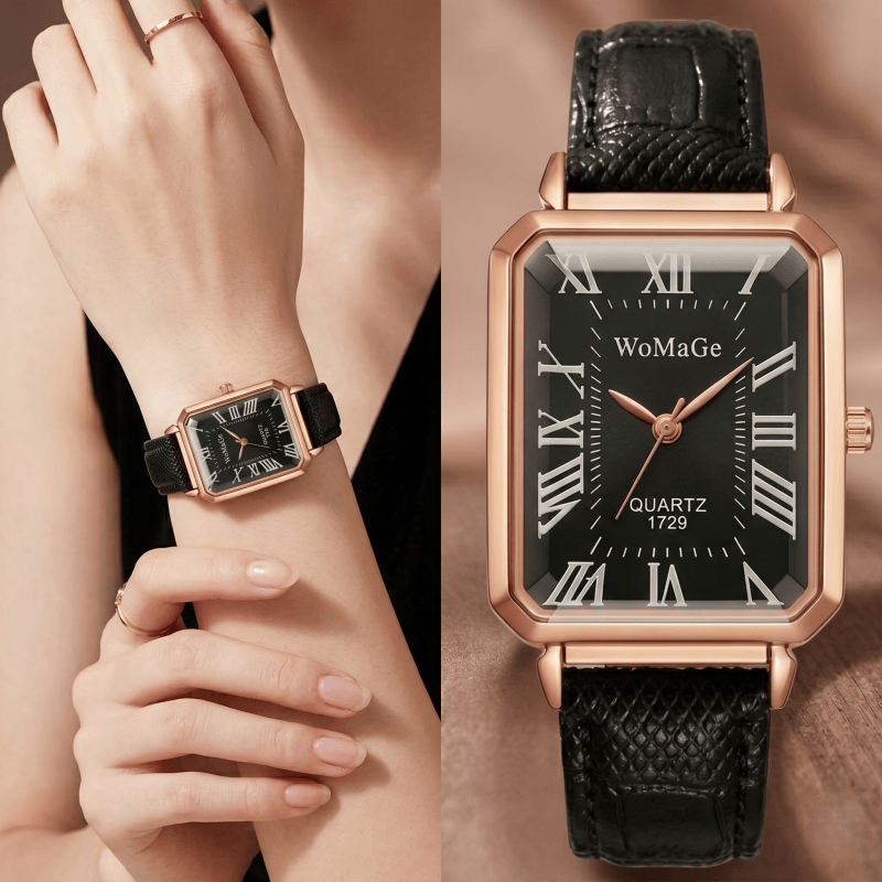 Relógios de Quartzo Retangular - Luxury Watch Brand For Women avaliação e preço