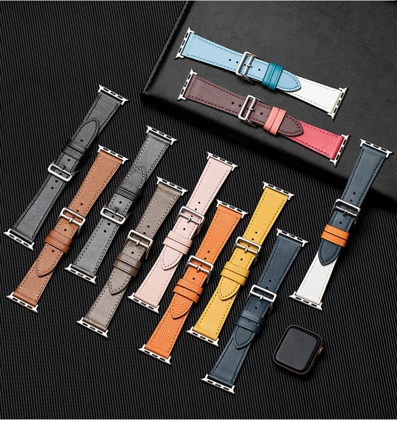 Pulseiras de couro para Apple  - Luxury Watch Hermes avaliação e preço