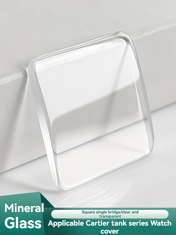 Vidro Mineral Quadrado para Re - Cartier Watch Santos avaliação e preço