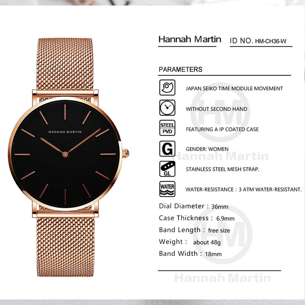 Hannah martin marca superior r - Luxury Watch Brand For Women avaliação e preço