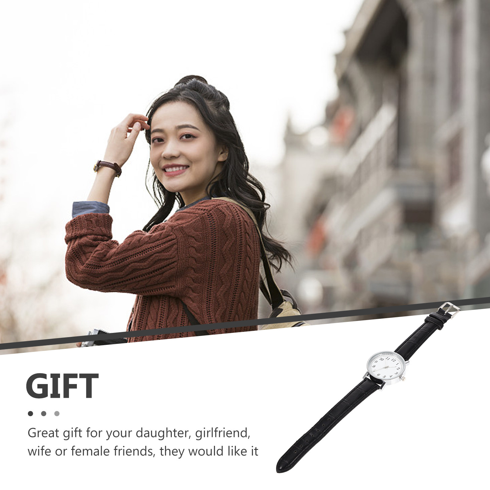 Relógio feminino de quartzo, e - Luxury Watch Girl avaliação e preço
